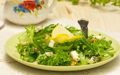 Ensalada de escarola con manzana