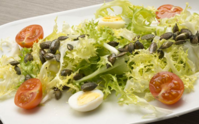Receta de Ensalada de escarola y pipas de calabaza