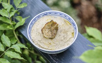 Hummus de alcachofa