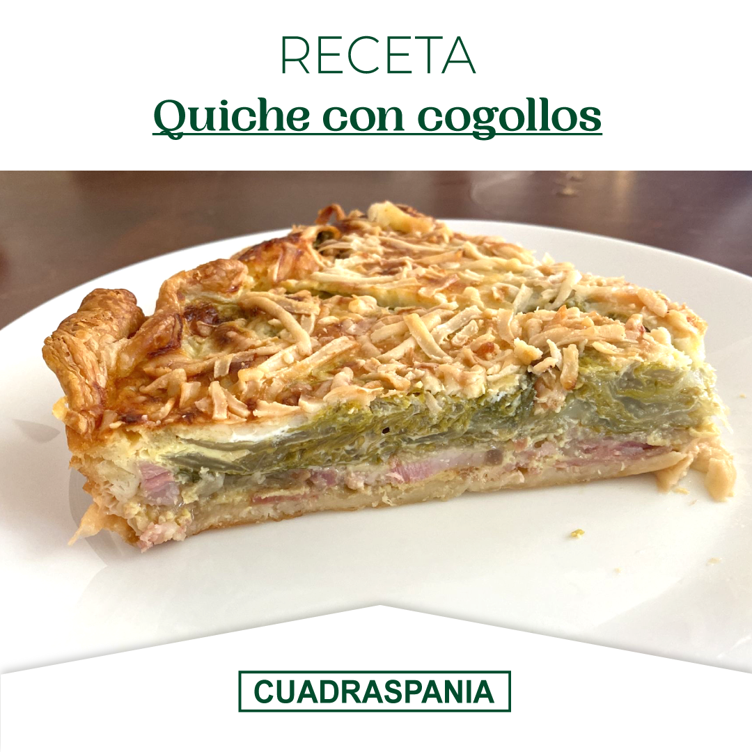 Quiche con cogollos