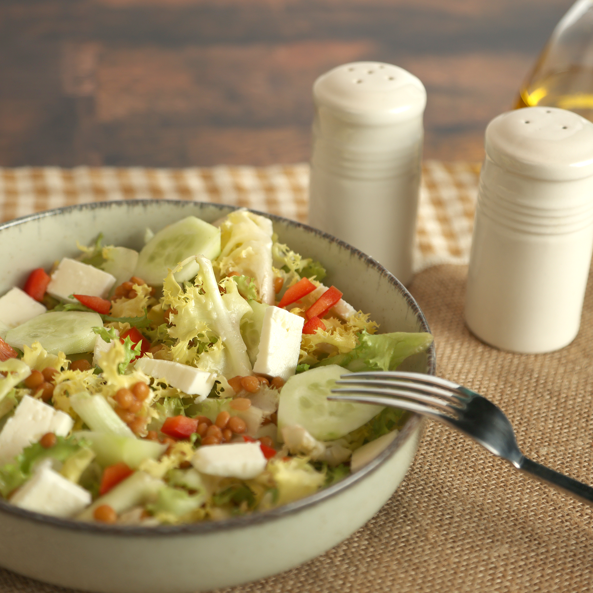 Ensalada de lentejas